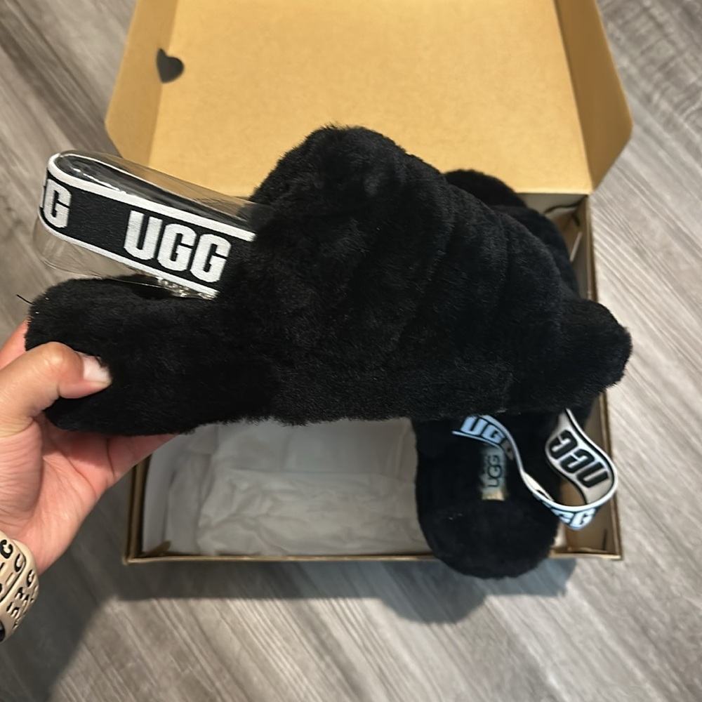 UGG Fluff Yeah Slide Feather